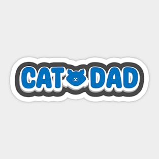 Cat Dad Sticker